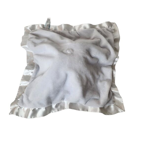 Douglas Baby Grey Yellow Elephant Plush Lovey Security Blanket Satin Edging - Picture 4 of 8